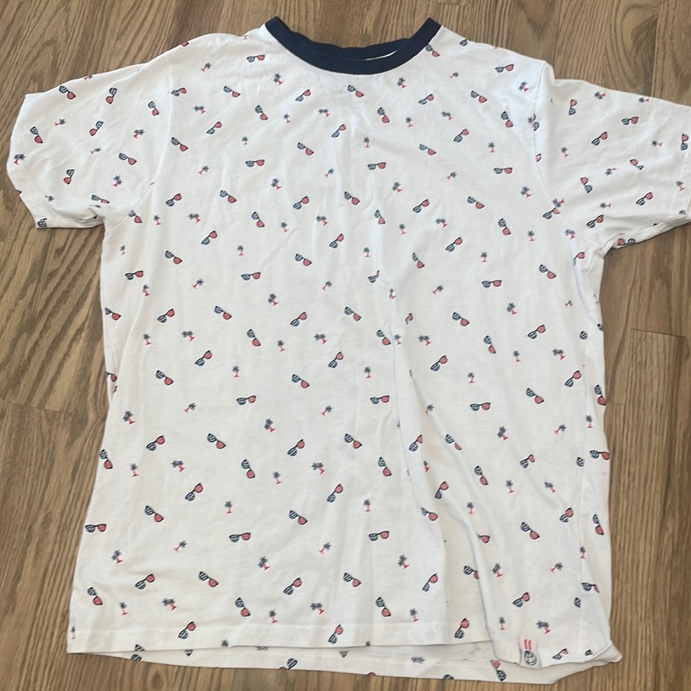 American flag styled t shirt